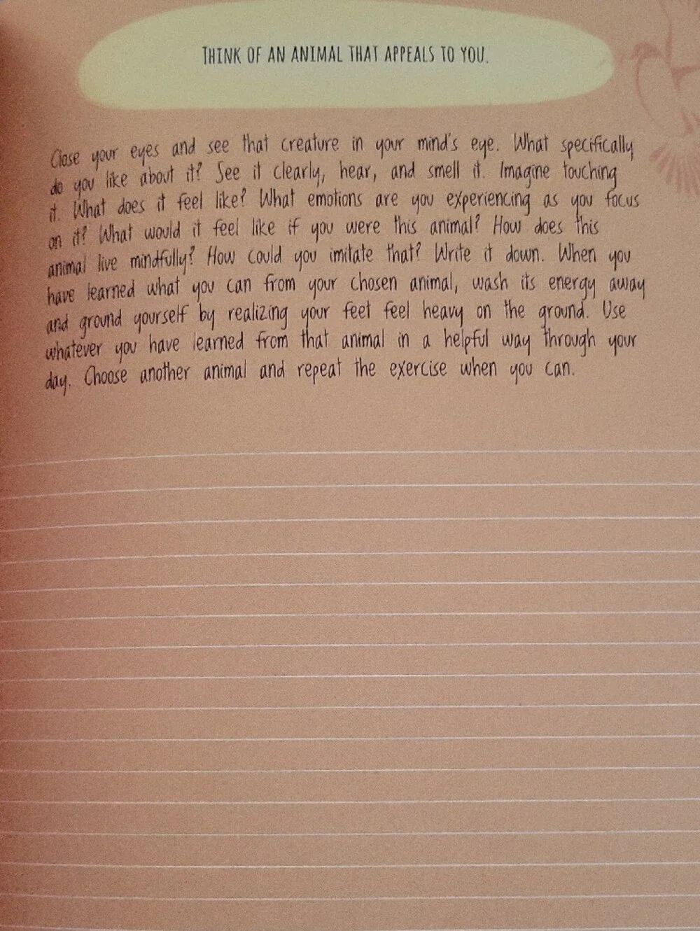 Mindful Journaling Notebook - Blue Dolphin Design